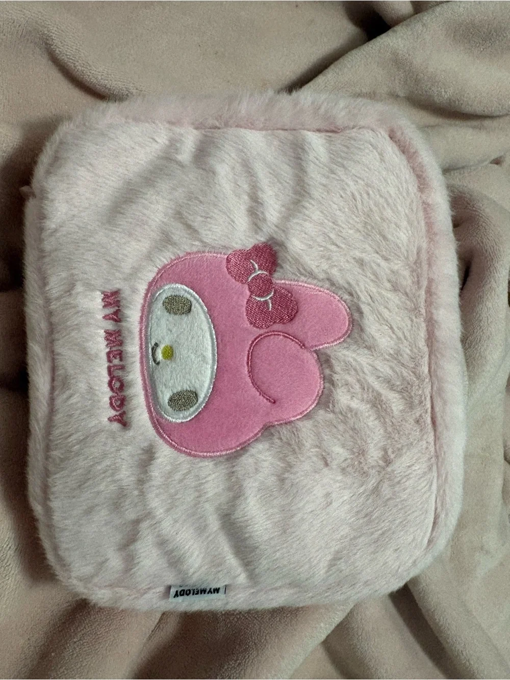 My Melody Sanrio Fluffy Plush Lunch Box